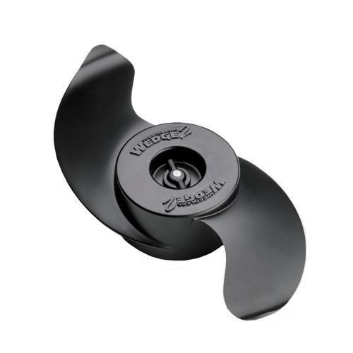 2 X Minn Kota MKP-38 Prop 2341160 Weedless Wedge, Black
