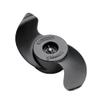 2 X Minn Kota MKP-38 Prop 2341160 Weedless Wedge, Black view 1