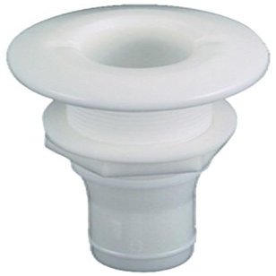 4 X Perko 0328DP5 3/4" White Thru-Hull Marine Connector