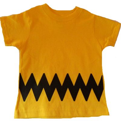 Custom Kingdom Boys/Girls Chevron Zig Zag T-Shirt (18/20 XL, Yellow)