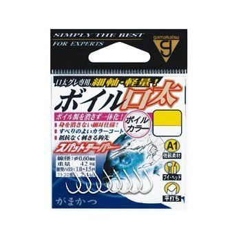 Gamakatsu 67739 Single Hook, A1, Boile Mouth, 2015, No. 7, 7 Pieces, Voile Color