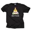 Best Friends Party Tequila T-Shirt Funny Party Tee Shirt Large Black view 1