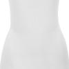 Zenana Women's Plain Solid Color Ribbed Racerback Tank Top Shirt Plus Sizes White XXX-Large view 2