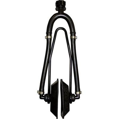 Boat Marine Dual Flow (Both INLETS!) Rectangular Cup Motor Flusher Ears for Outboards, I/O's, Sterndrives & Outdrives: with Garden Hose Connector