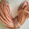 5/8 Inch by 120 Feet 12 Carrier 24 Strand Polyester Arborist Bull Rope, White Orange view 2