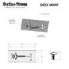 Shock Mount Heavy Punching Bag Hanger - with 24" Extensions - (70 LBS Bags) Made in The USA view 4