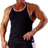 Crazee Wear 313RC Black Tank Top with White Trim view 1