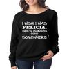 ALLNTRENDS Women's Long Sleeve Shirt I Wish I was Felicia (M, Black) view 1