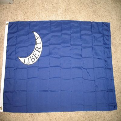 3x5 Fort Moultrie Liberty Crescent Moon Letter Flag 3'x5' Banner
