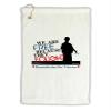 TOOLOUD Because They Fought - Veterans Micro Terry Gromet Golf Towel 16" x 25" view 1