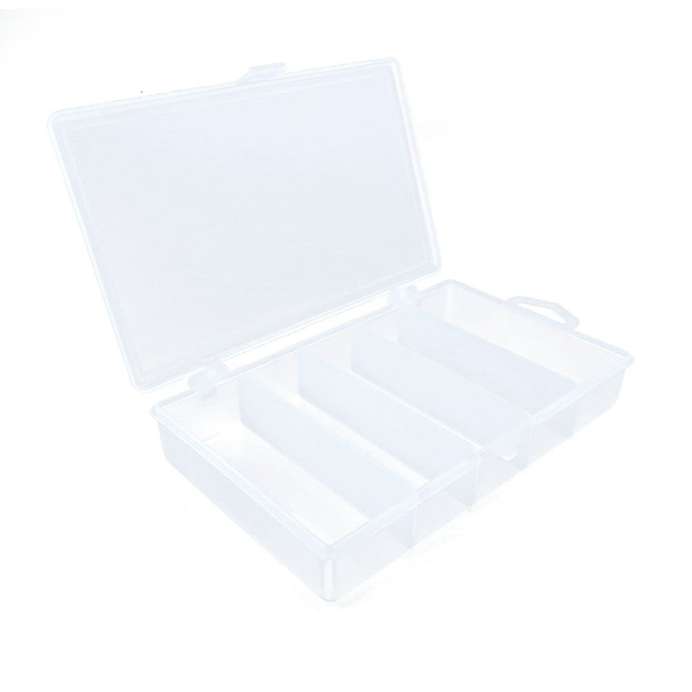10 pcs Clear Beads Tackle Box Storage Tool Scrapbooking Stamping Fly Boxes Organizers Fishing Lures Small Parts Case Containers BX023
