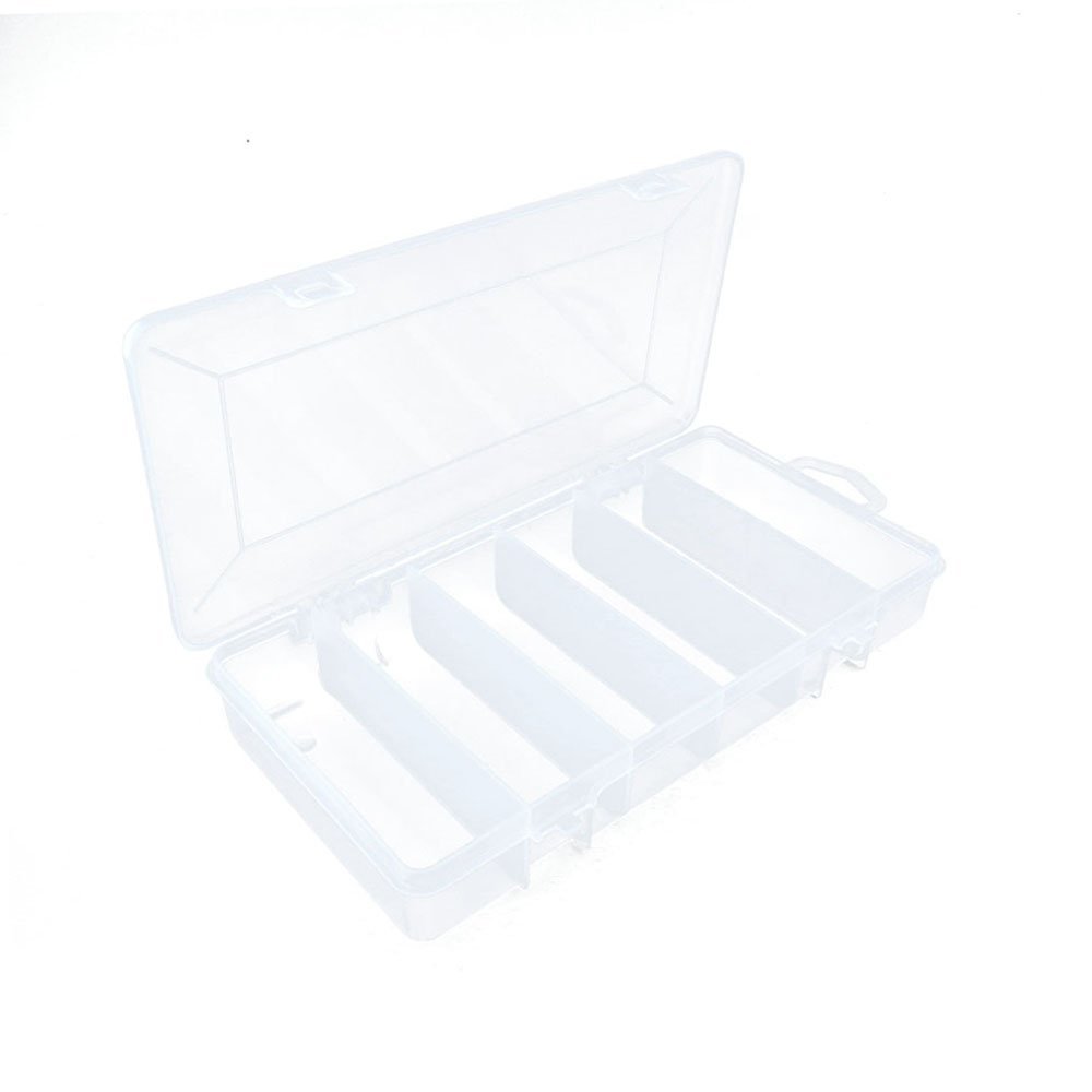10 pcs Clear Beads Tackle Box Storage Tool Scrapbooking Stamping Fly Boxes Organizers Fishing Lures Small Parts Case Containers BX024