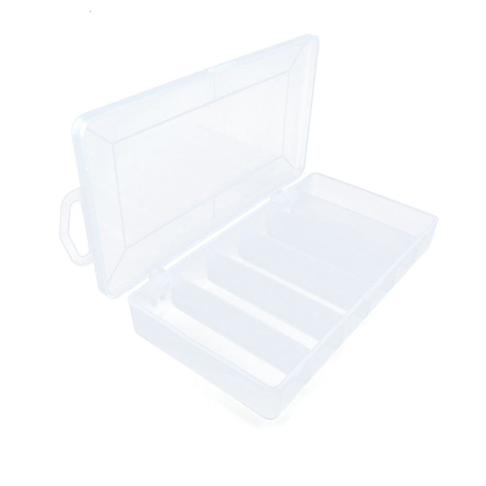 10 pcs Clear Beads Tackle Box Storage Tool Scrapbooking Stamping Fly Boxes Organizers Fishing Lures Small Parts Case Containers BX030