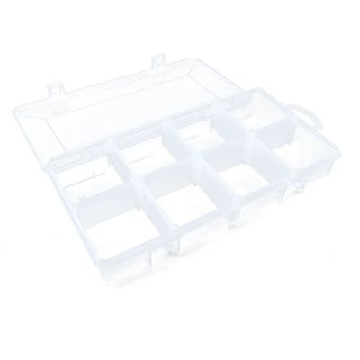 10 pcs Clear Beads Tackle Box Storage Tool Scrapbooking Stamping Fly Boxes Organizers Fishing Lures Small Parts Case Containers BX038
