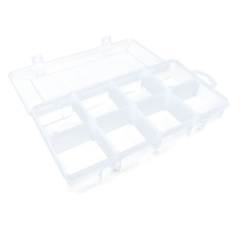 10 pcs Clear Beads Tackle Box Storage Tool Scrapbooking Stamping Fly Boxes Organizers Fishing Lures Small Parts Case Containers BX038