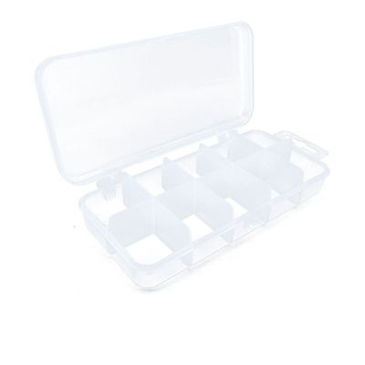 10 pcs Clear Beads Tackle Box Storage Tool Scrapbooking Stamping Fly Boxes Organizers Fishing Lures Small Parts Case Containers BX009