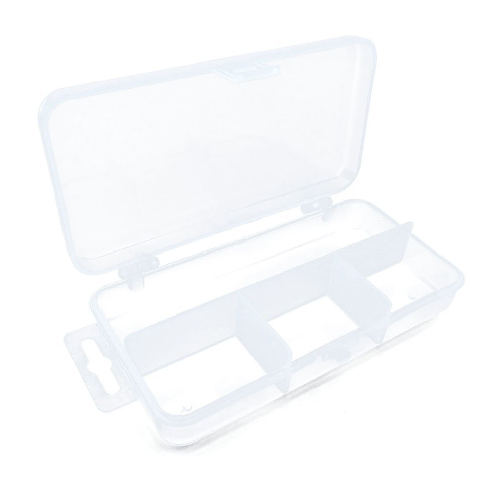 10 pcs Clear Beads Tackle Box Storage Tool Scrapbooking Stamping Fly Boxes Organizers Fishing Lures Small Parts Case Containers BX010