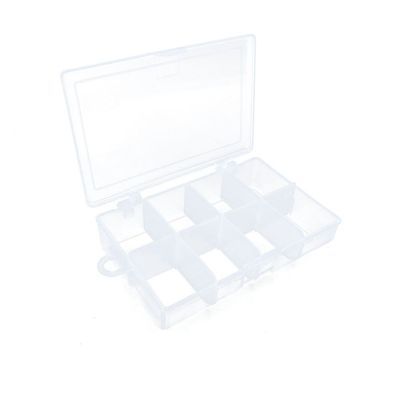 10 pcs Clear Beads Tackle Box Storage Tool Scrapbooking Stamping Fly Boxes Organizers Fishing Lures Small Parts Case Containers BX012