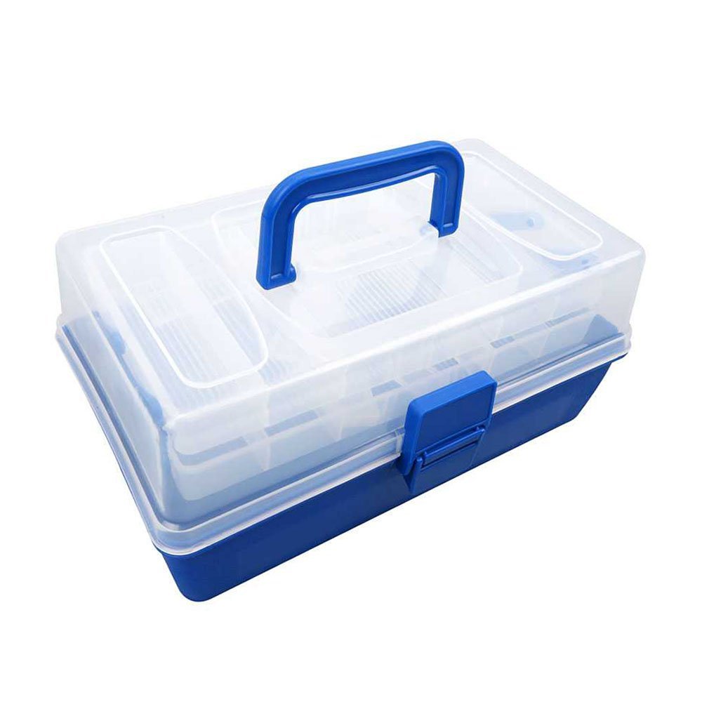 2 pcs Beads Tackle Box Storage Tool Scrapbooking Stamping Fly Boxes Organizers Fishing Lures Small Parts Case Containers BX304