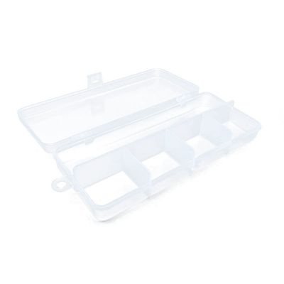 10 pcs Clear Beads Tackle Box Storage Tool Scrapbooking Stamping Fly Boxes Organizers Fishing Lures Small Parts Case Containers BX014