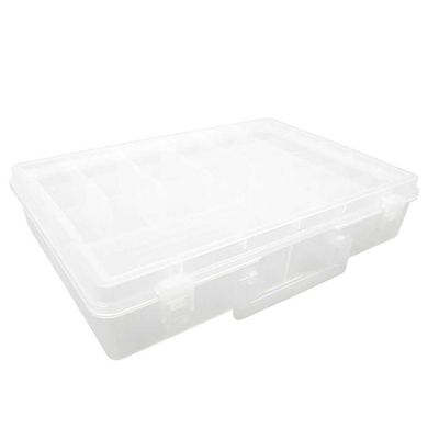 1 pcs Clear Beads Tackle Box Storage Tool Scrapbooking Stamping Fly Boxes Organizers Fishing Lures Small Parts Case Containers BX306