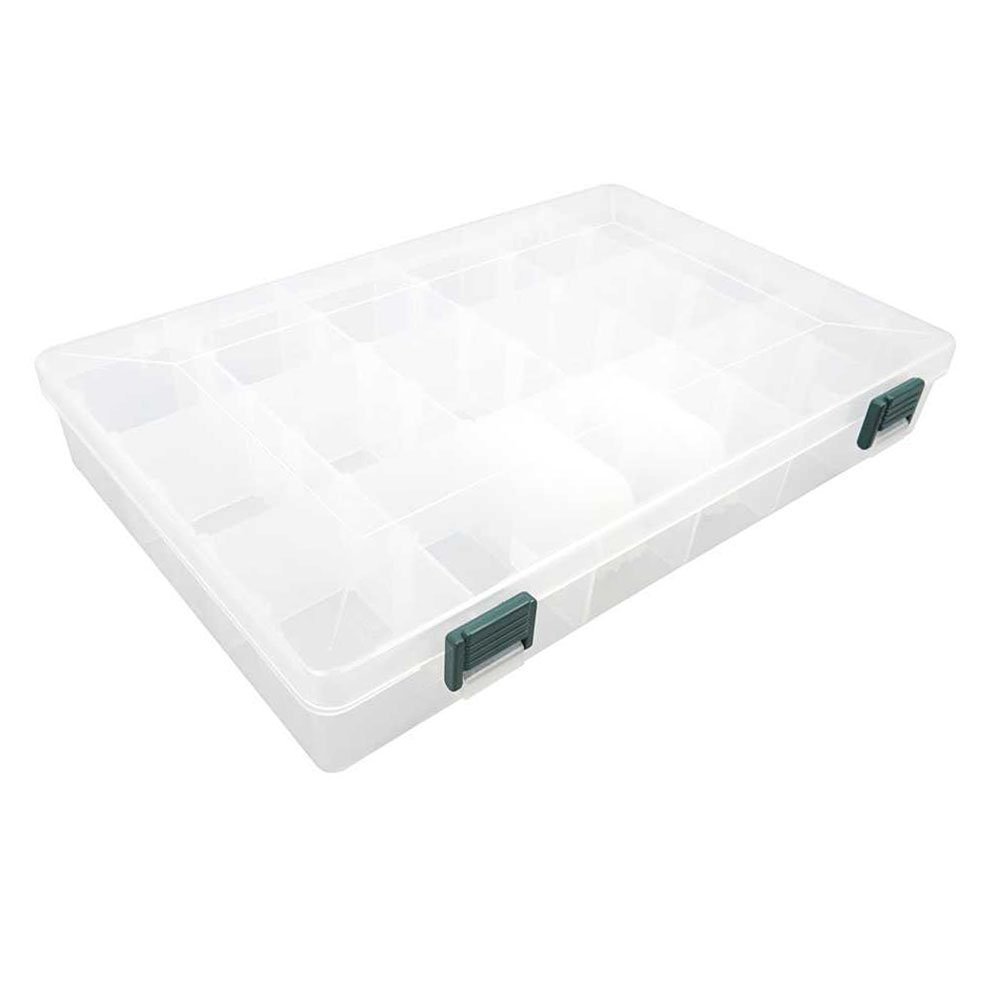 1 pcs Clear Beads Tackle Box Storage Tool Scrapbooking Stamping Fly Boxes Organizers Fishing Lures Small Parts Case Containers BX308