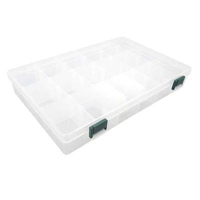 2 pcs Clear Beads Tackle Box Storage Tool Scrapbooking Stamping Fly Boxes Organizers Fishing Lures Small Parts Case Containers BX308