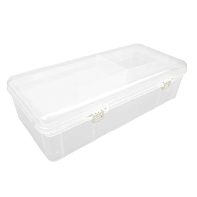 1 pcs Clear Beads Tackle Box Storage Tool Scrapbooking Stamping Fly Boxes Organizers Fishing Lures Small Parts Case Containers BX311