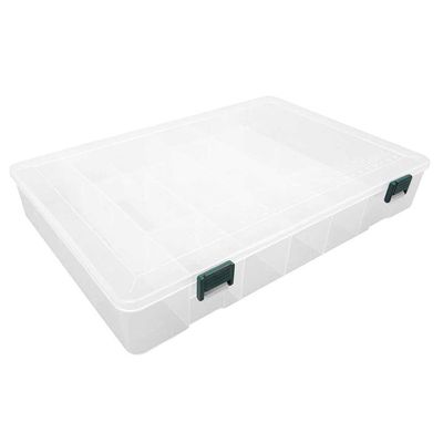 1 pcs Clear Beads Tackle Box Storage Tool Scrapbooking Stamping Fly Boxes Organizers Fishing Lures Small Parts Case Containers BX313