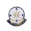 3 Pcs Set Baby Toddler Boys Sailor Uniform Navy Black Formal Suit Compass Hat (Large (12-18 months), Navy) view 4