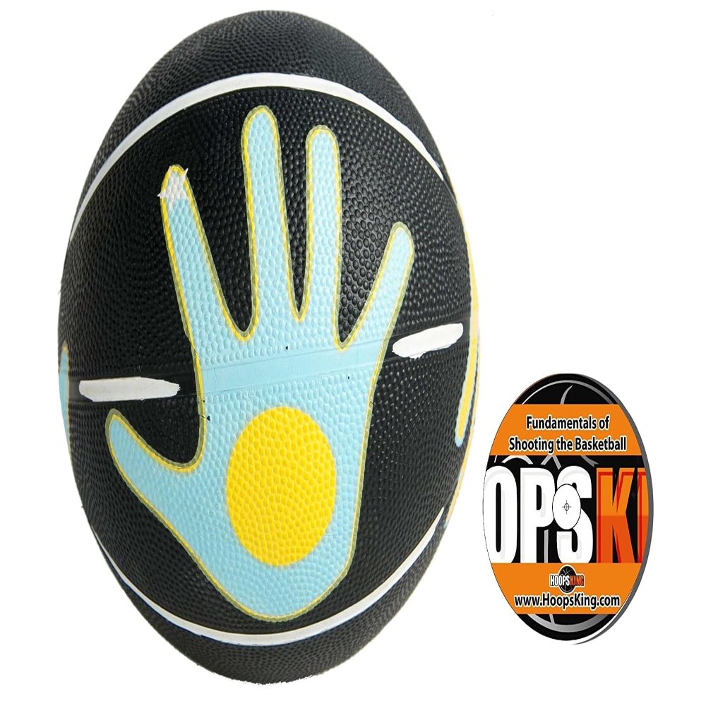 HOOPSKING Skill Shooter Basketball, Basketball with Hands On It, (Regulation 29.5")