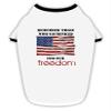 TOOLOUD Remember - Veterans Cotton Dog Shirt White with Black Small view 1