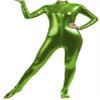 VSVO Shiny Metallic Unitard Bodysuit Catsuit (Kids Large, Grass Green) view 1