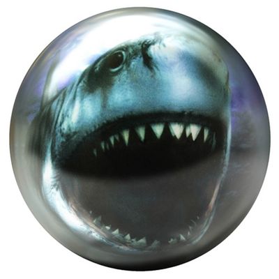Brunswick Shark Glow PRE-DRILLED Viz-A-Ball Bowling Ball (14lbs)