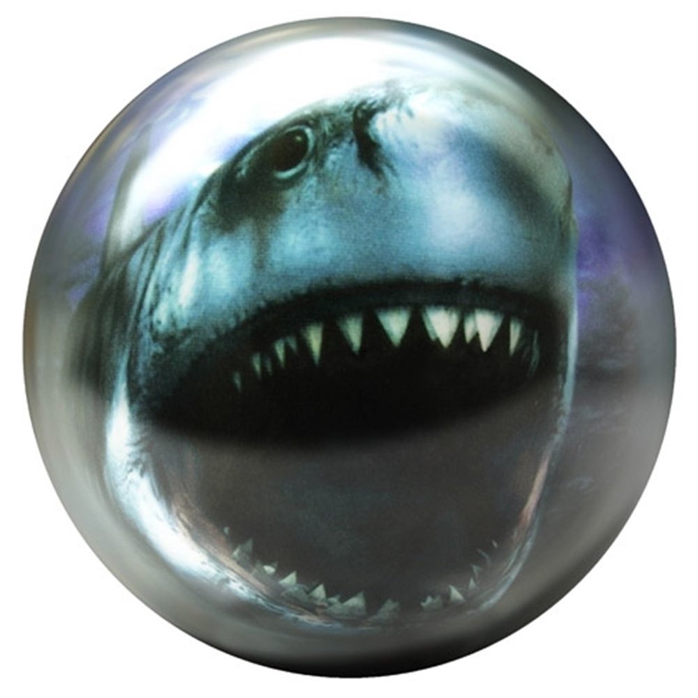 Brunswick Shark Glow PRE-DRILLED Viz-A-Ball Bowling Ball (14lbs)
