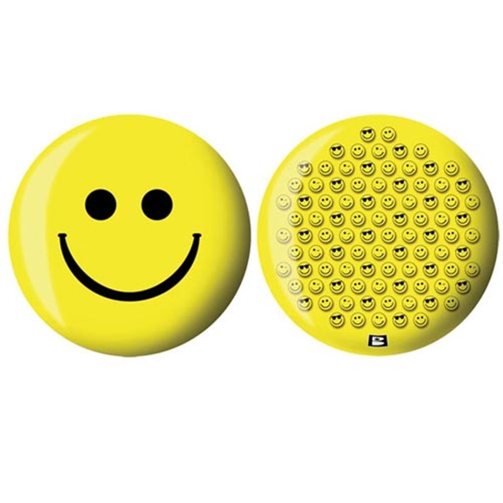 Brunswick Smiley Face PRE-DRILLED Viz-A-Ball Bowling Ball (10lbs)
