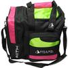 Pyramid Path Deluxe Single Tote - Hot Pink/Lime Green view 3