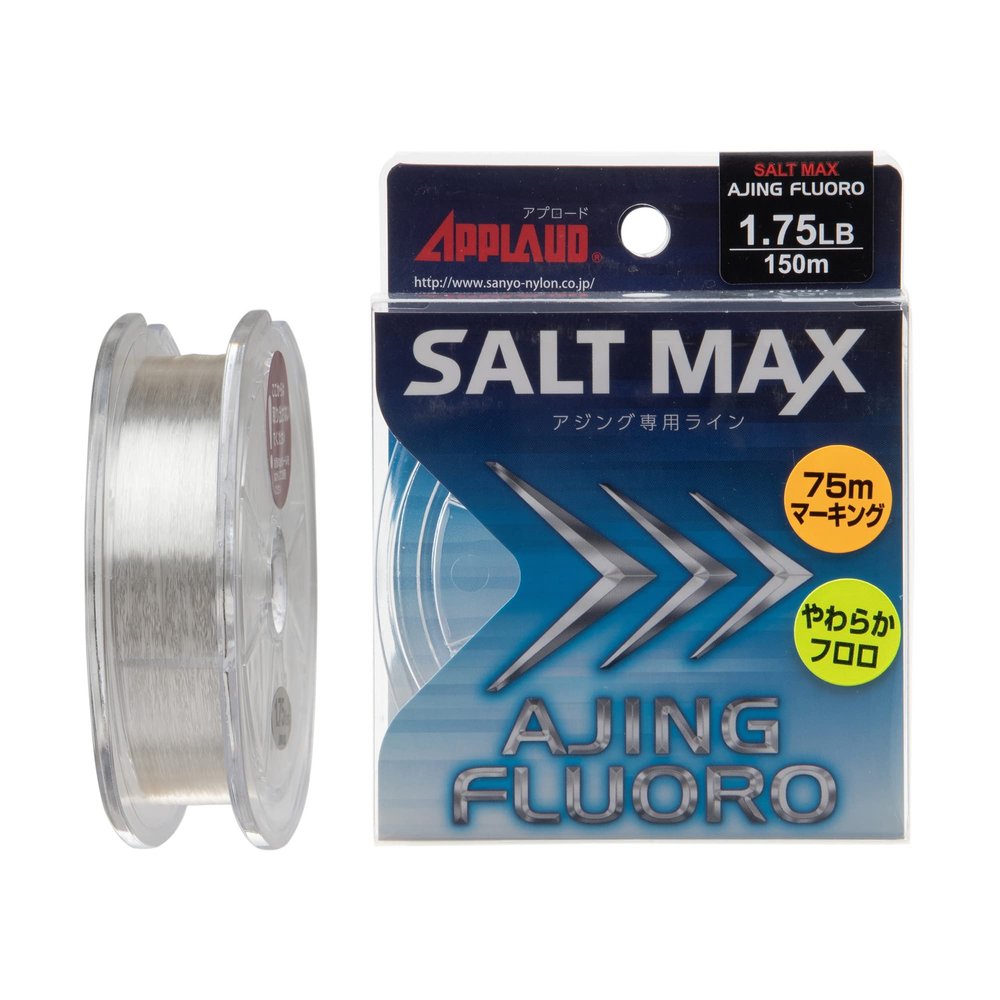 Sanyo Nylon Fluorocarbon Line Upload Salt Max Ajing Fluoro 150m 2.5lb Clear