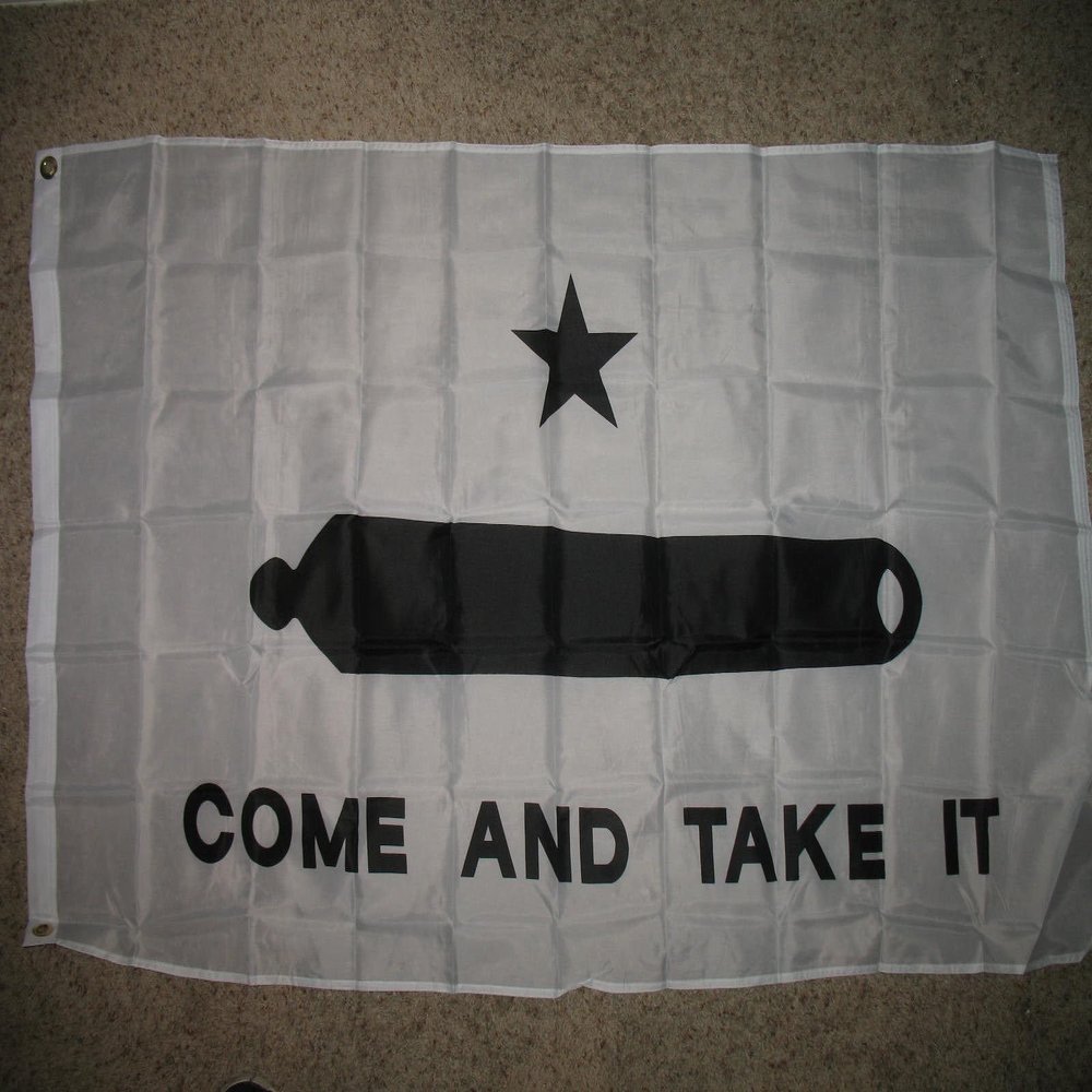3x5 Texas Gonzales Gonzalez Cannon Come and Take it Flag 3'x5' Banner
