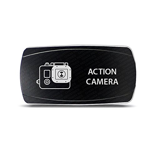 CH4x4 Rocker Switch Action Camera Symbol 2- Horizontal -Red LED