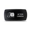CH4x4 Rocker Switch Action Camera Symbol 2- Horizontal -Red LED view 1