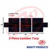 24' x 56' (3 PCS) Xtarps Truck Tarp - Lumber Tarp - Heavy Duty, Industrial Grade view 1