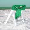 Sakkas Large Soft Silky Pashmina Shawl Wrap Scarf in Solid Colors - Bright Green view 4