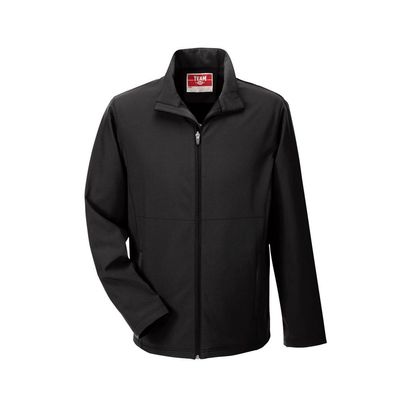 Ash City Apparel Team 365 Mens Leader Soft Shell Jacket (Large, Black)