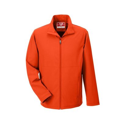 Ash City Apparel Team 365 Mens Leader Soft Shell Jacket (Medium, Sport Orange)