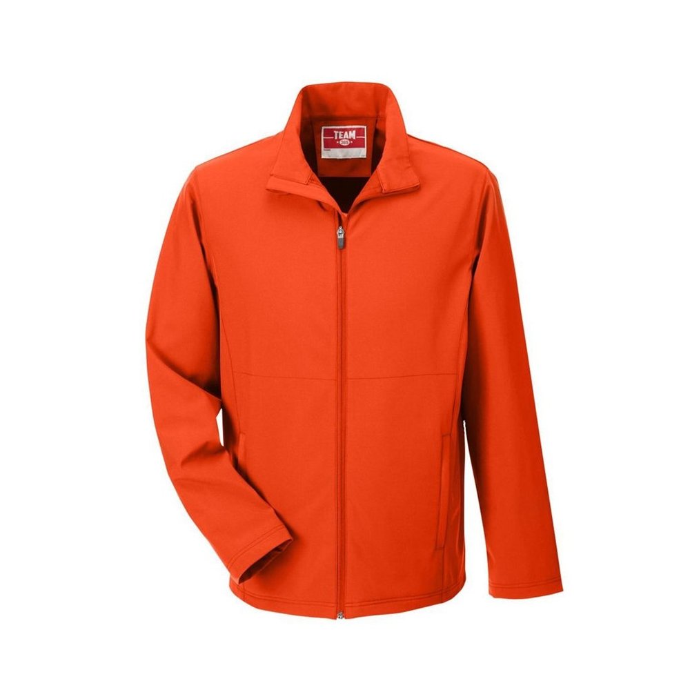 Ash City Apparel Team 365 Mens Leader Soft Shell Jacket (Medium, Sport Orange)