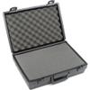 Black Plastic Protective Storage Cases with Pinch Tear Foam 17"x12"x5-1/2" view 1