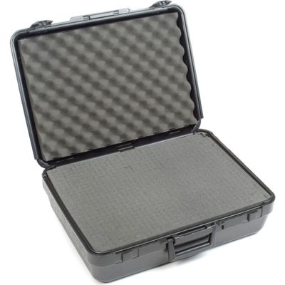 Black Plastic Protective Storage Cases with Pinch Tear Foam 19"x14"x6"