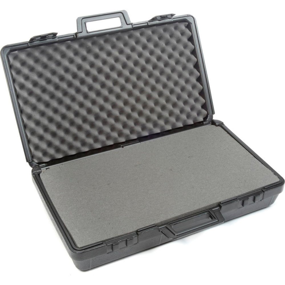 Black Plastic Protective Storage Cases with Pinch Tear Foam 27-1/2"x16"x7"