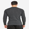 Knocker Men's Mid Weight Waffle Thermal Shirt (XL, Charcoal) view 2
